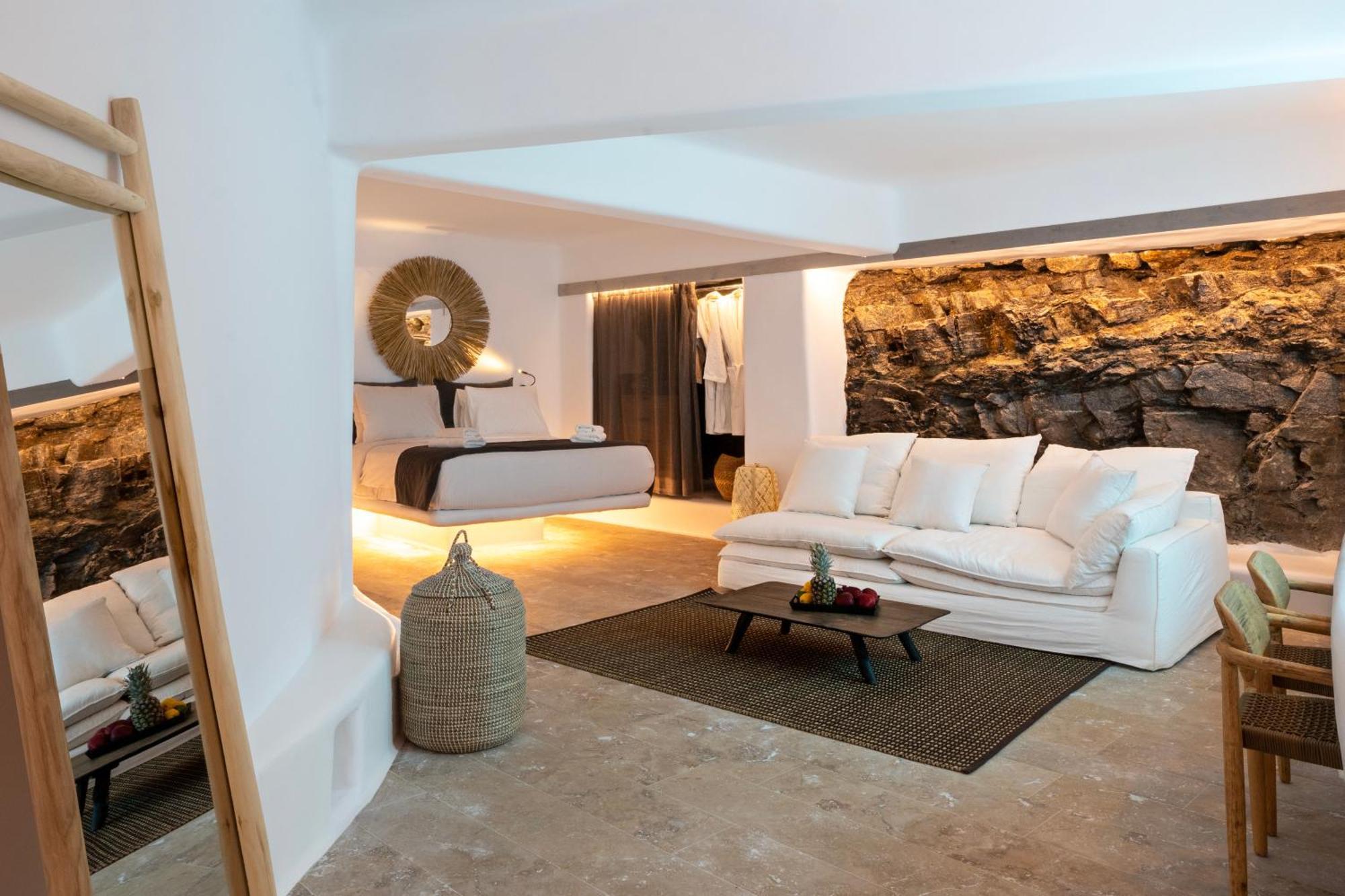 Hotel White Stone Mykonos Agios Ioannis Diakoftis Esterno foto