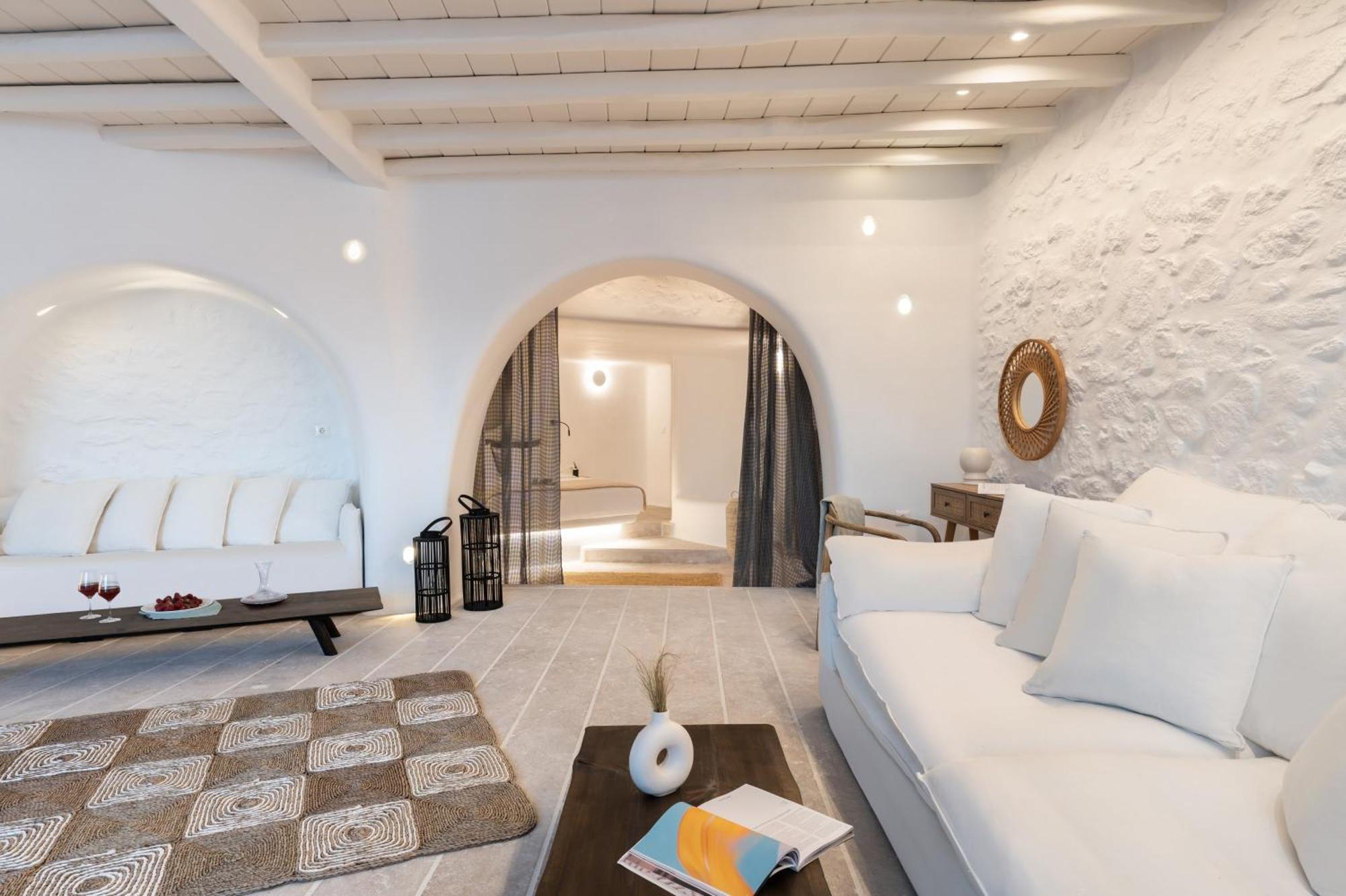 Hotel White Stone Mykonos Agios Ioannis Diakoftis Esterno foto